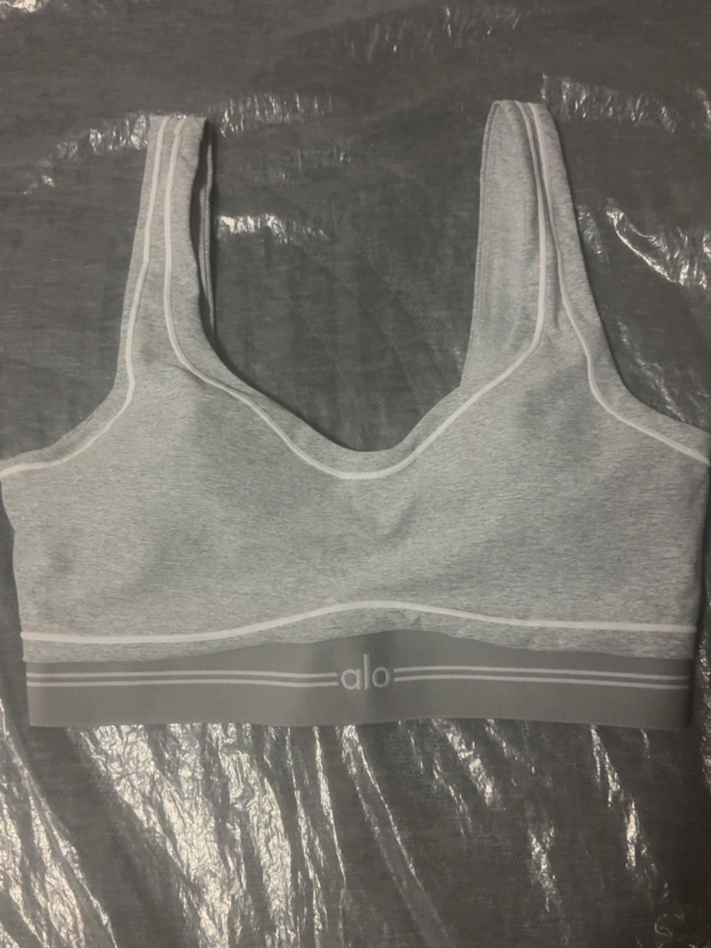 DH-ALO Set Heather Gray with White Logo